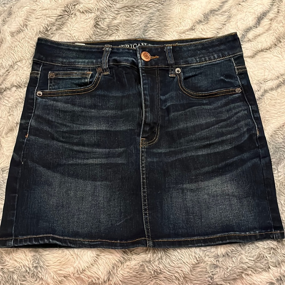 jean skirt